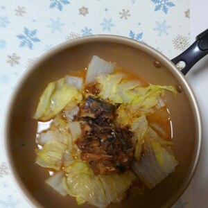 スピードおかず☆さば缶と白菜のさっと煮♪